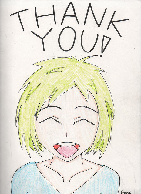 Ellie Rush - Thank You! - Colored pencil, marker - 13