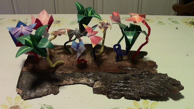 Joseph Muehlhausen - Flori Garden - origami & wood - 10