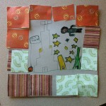 Will - Story Quilt - paper, marker, glue - 7