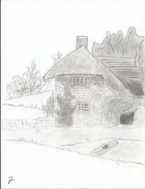 Zane Sprague - Sheffield Cottage - graphite - 14